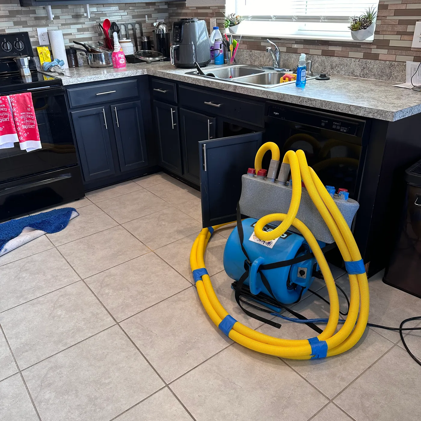 Interior remediation work